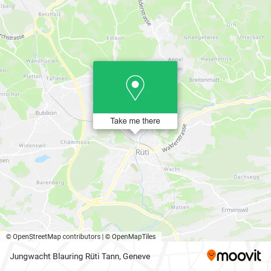 Jungwacht Blauring Rüti Tann map