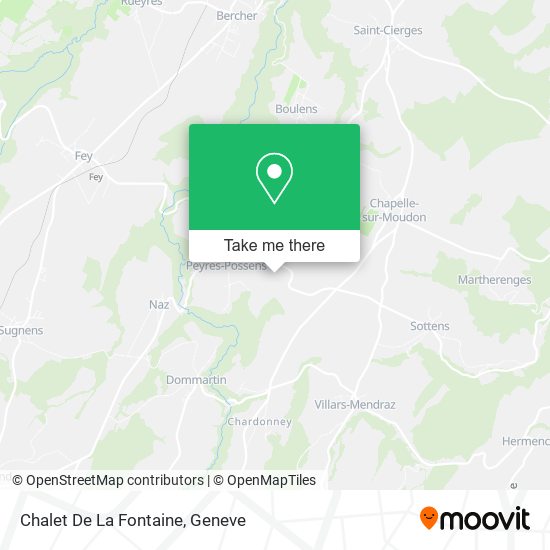 Chalet De La Fontaine map