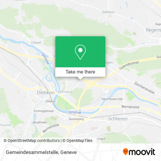Gemeindesammelstelle map