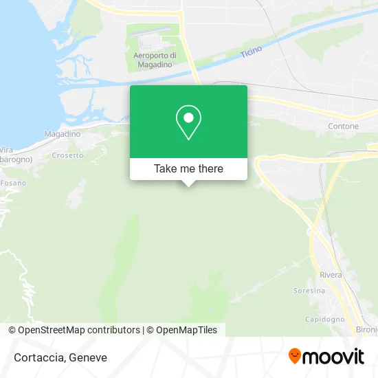 Cortaccia map