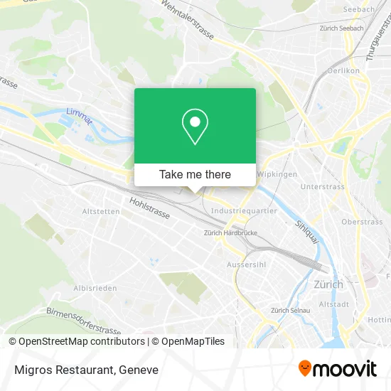 Migros Restaurant map