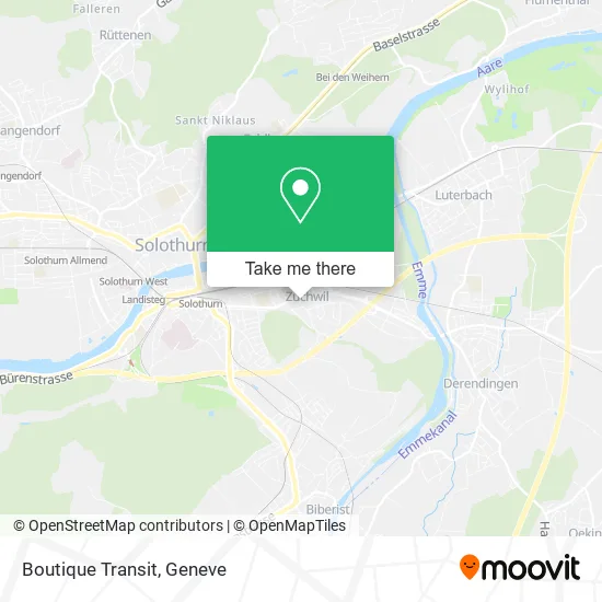 Boutique Transit map