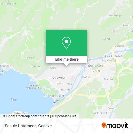 Schule Unterseen map