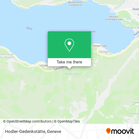 Hodler-Gedenkstätte map