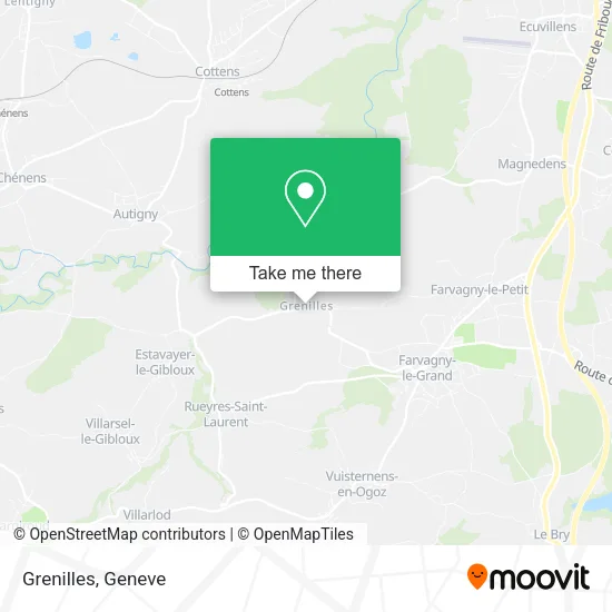 Grenilles map