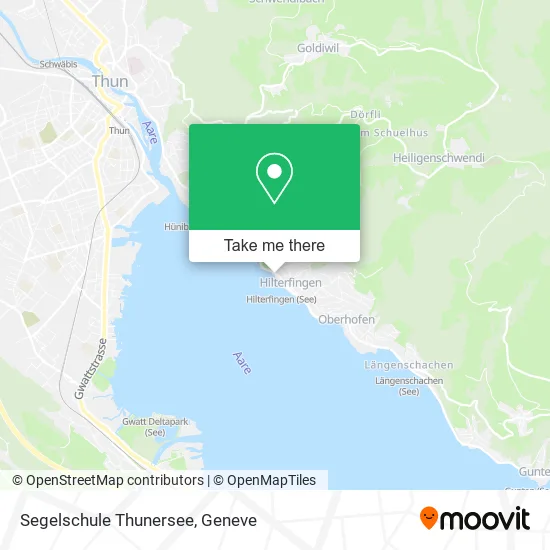 Segelschule Thunersee map