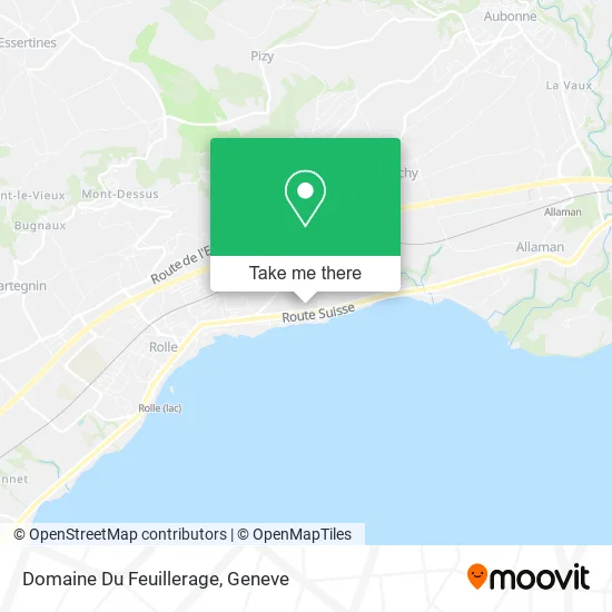 Domaine Du Feuillerage map