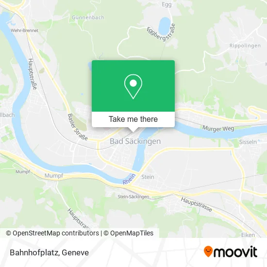 Bahnhofplatz map