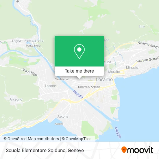 Scuola Elementare Solduno map