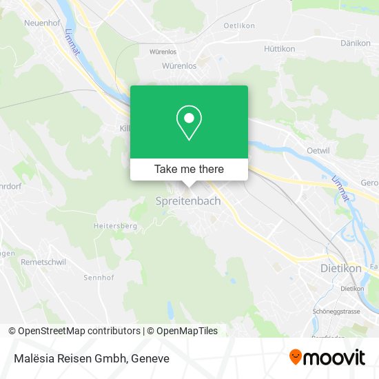 Malësia Reisen Gmbh map