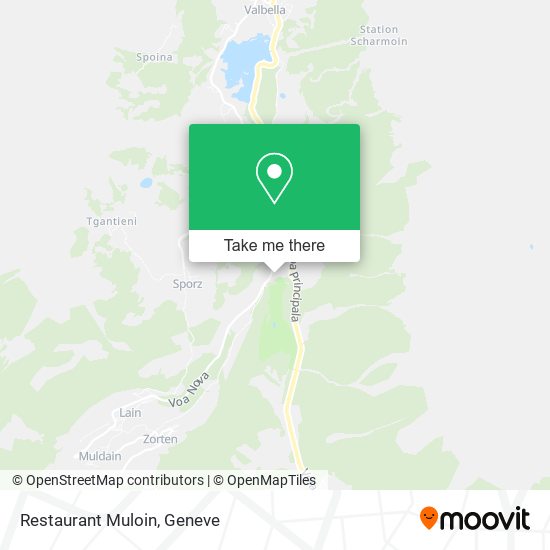 Restaurant Muloin map