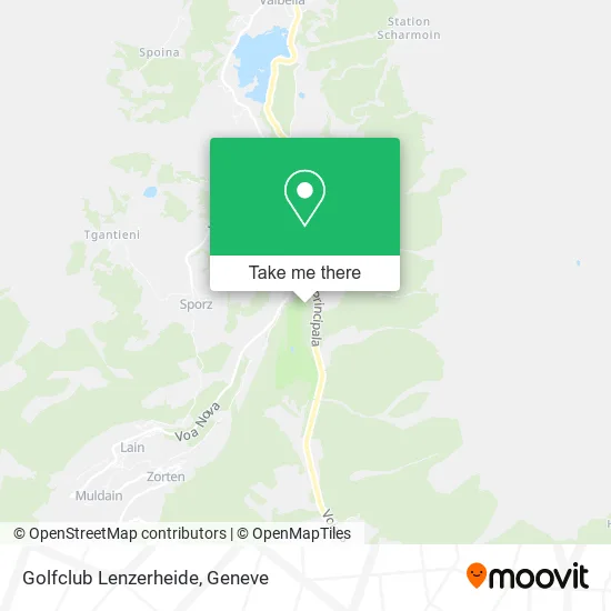 Golfclub Lenzerheide map