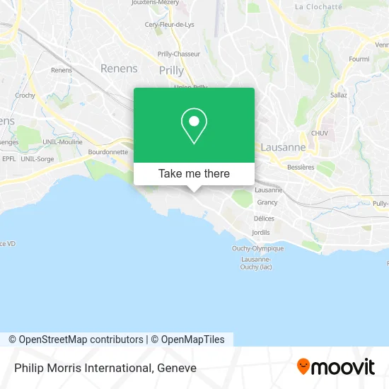 Philip Morris International map
