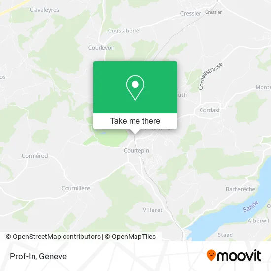 Prof-In map