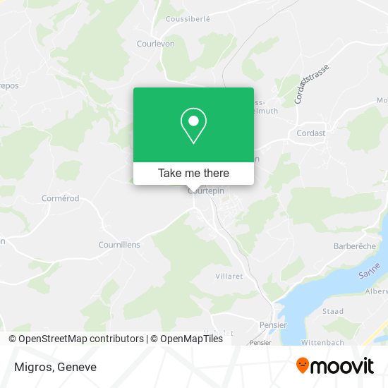 Migros map