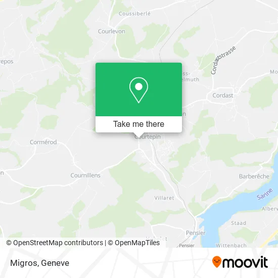 Migros map