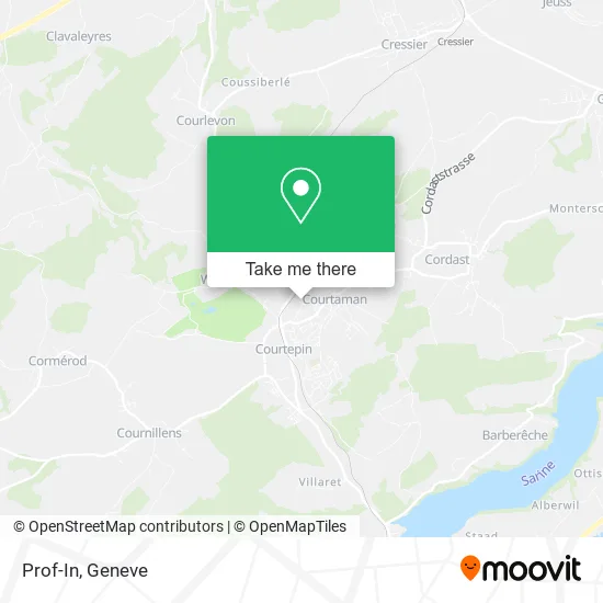 Prof-In map