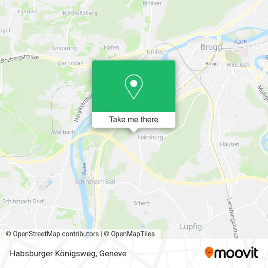 Habsburger Königsweg map