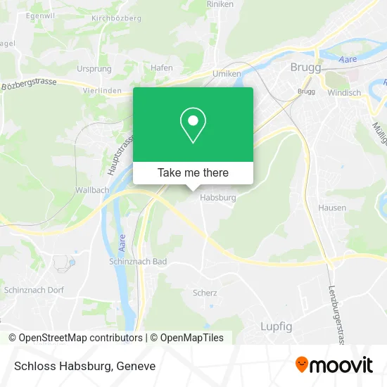 Schloss Habsburg map