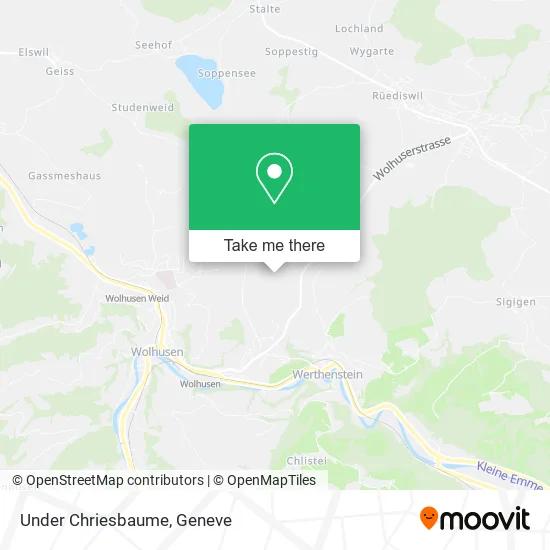 Under Chriesbaume map