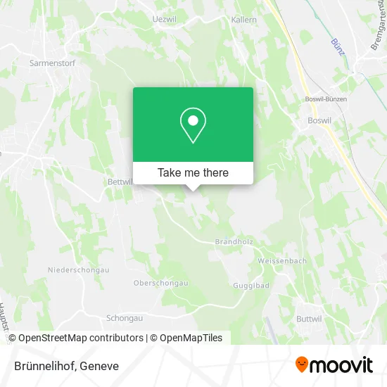 Brünnelihof map