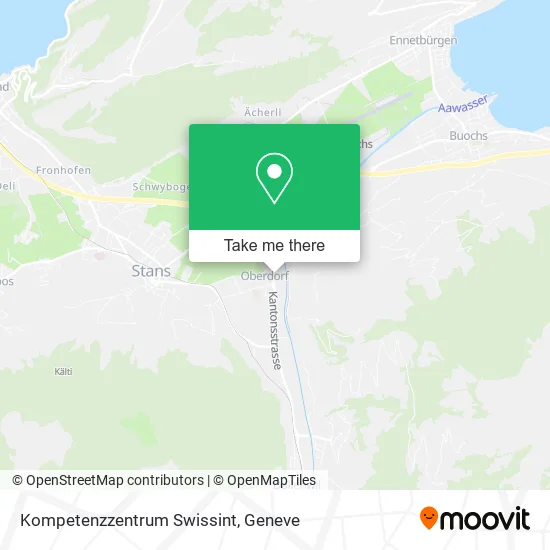 Kompetenzzentrum Swissint map