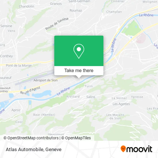 Atlas Automobile map