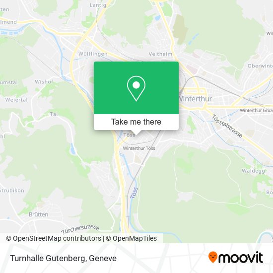 Turnhalle Gutenberg map
