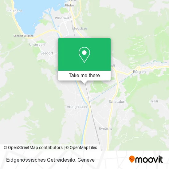 Eidgenössisches Getreidesilo map