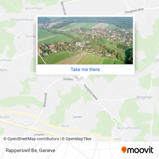 Rapperswil Be map