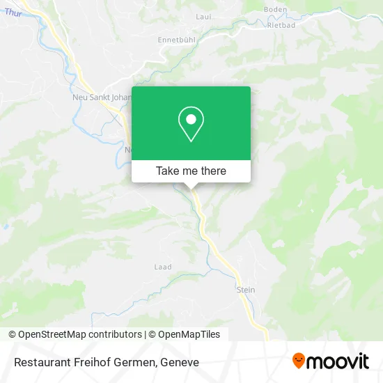 Restaurant Freihof Germen map