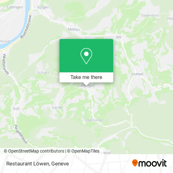 Restaurant Löwen map