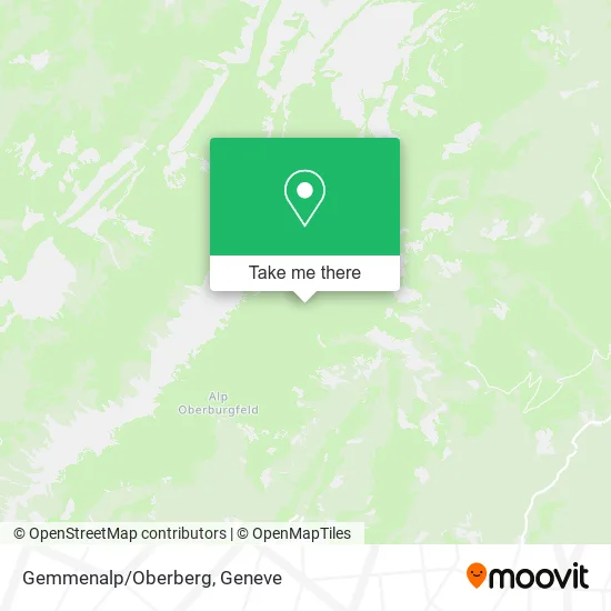 Gemmenalp/Oberberg map