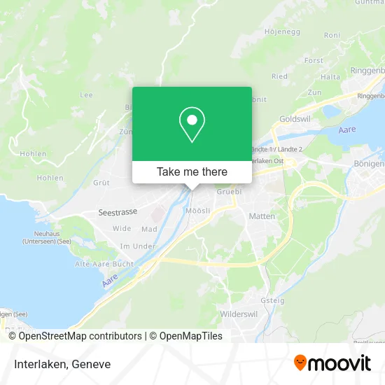 Interlaken map