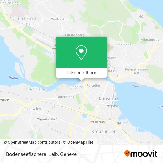 Bodenseefischerei Leib map