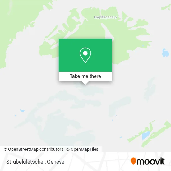 Strubelgletscher map