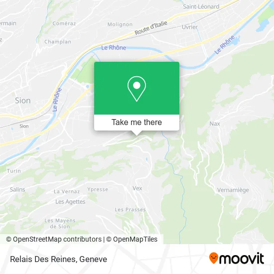 Relais Des Reines map