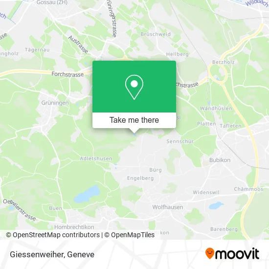 Giessenweiher map