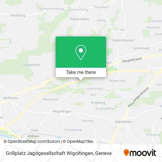 Grillplatz Jagdgesellschaft Wigoltingen map