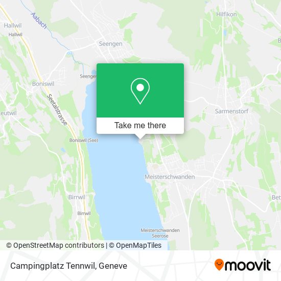 Campingplatz Tennwil map