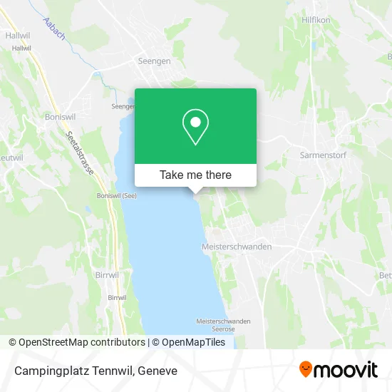 Campingplatz Tennwil map