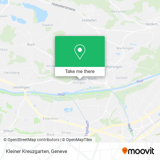 Kleiner Kreuzgarten map