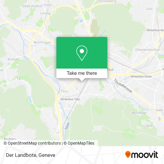 Der Landbote map