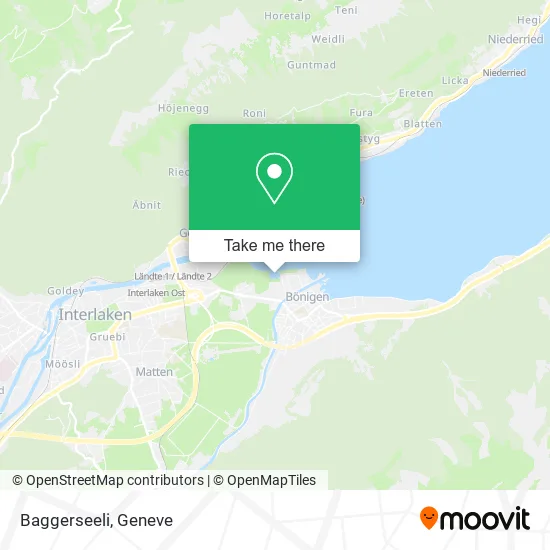 Baggerseeli map
