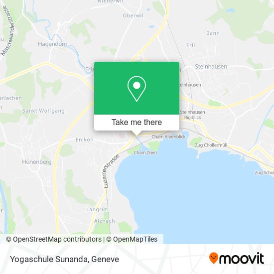 Yogaschule Sunanda map