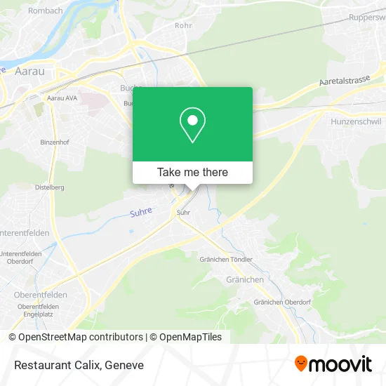 Restaurant Calix map