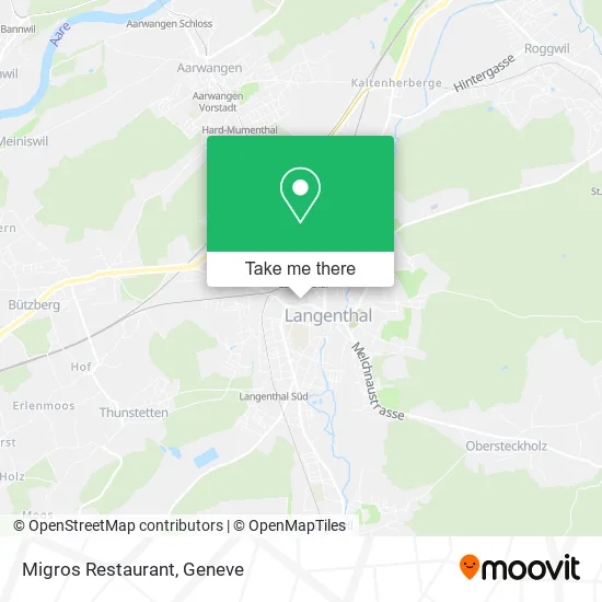 Migros Restaurant map