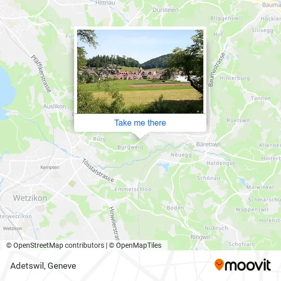 Adetswil map