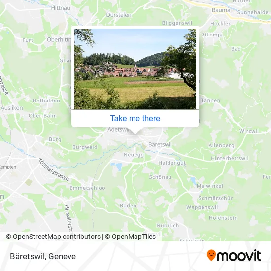 Bäretswil map