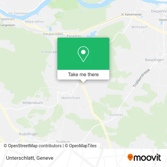 Unterschlatt map